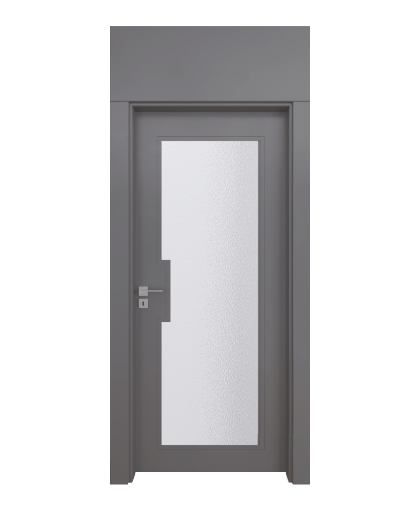 BY-4040V Porte intérieure laqué Vitrée
